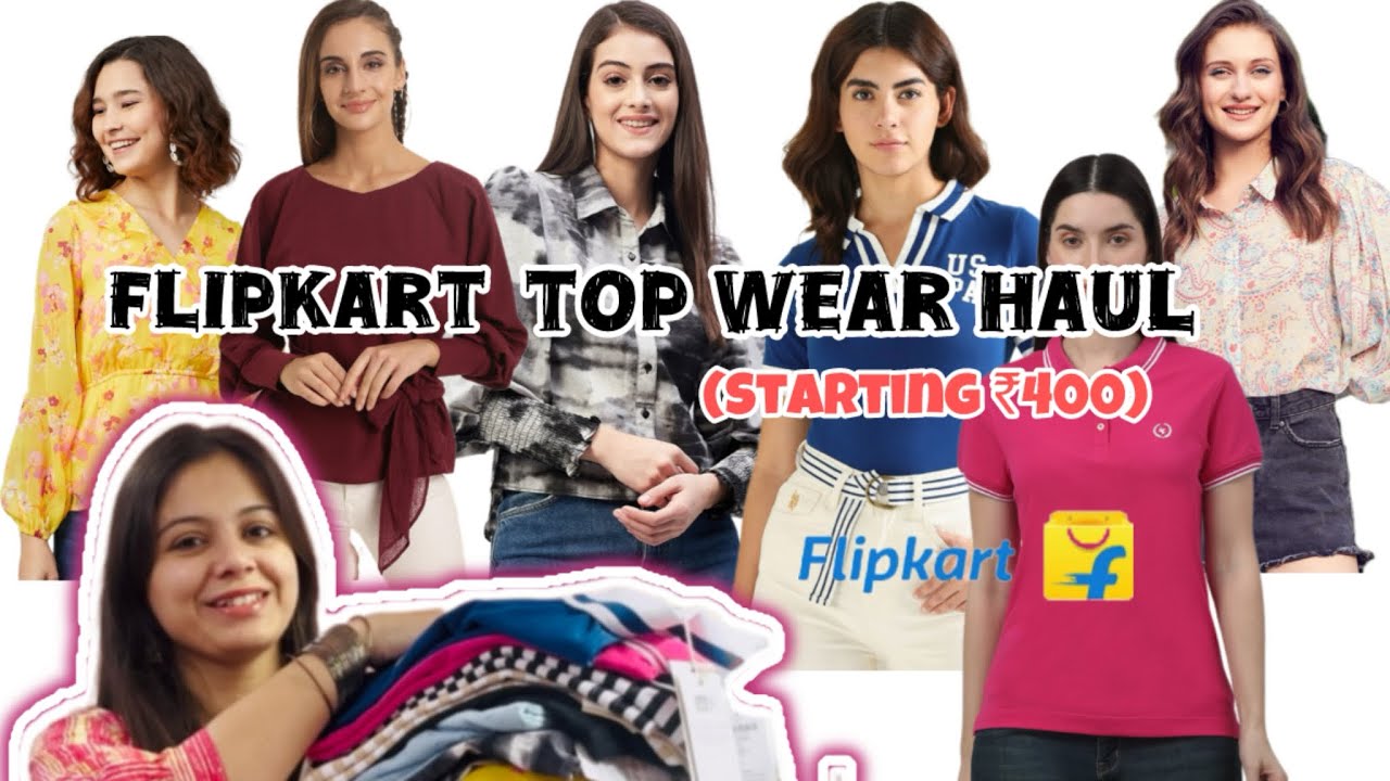Flipkart top wear haul | full sleeves tops & polo tshirts haul | Flipkart try on haul