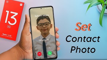 Hoe een foto in te stellen in het contactnummer van de Redmi 13 5G | Hoe een foto in te stellen i...