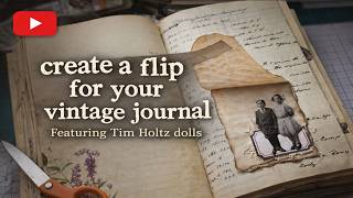 Creating a Cozy Vintage Journal Flip with Writing Space