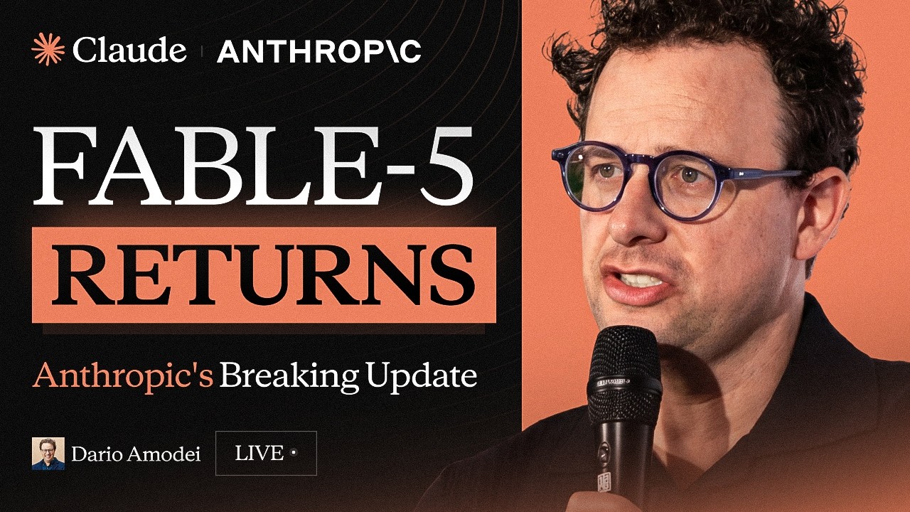 LIVE: Fable-5 RETURNS! Dario Amodei Reveals The Truth Behind The Ban & The New Massive Update