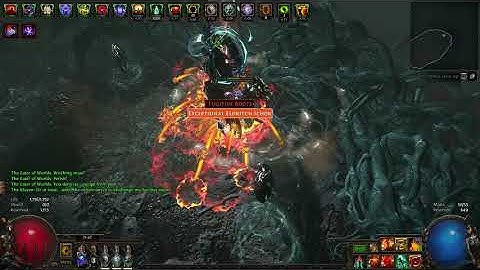 PoE Crucible - Molten Strike Accuracy Stack Jug - Uber Eater