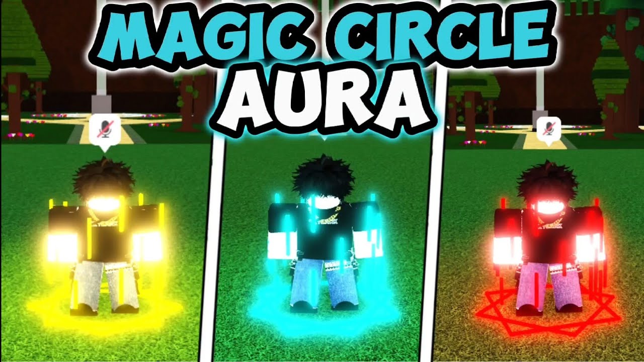 SIMPLE MAGIC CIRCLE AURA TUTORIAL - Build A Boat For Treasure - YouTube