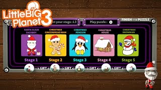 LittleBIGPlanet 3 - CHRISTMAS PUZZLE [Level of the Day] - PS4