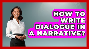 How To Write Dialogue In A Narrative? - The Language Library