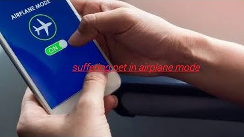 Use mobile data in airplane mode | flight mode |Android phone |rog phone