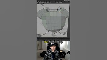 Make loop cuts then use knife tool to cut - making a 3d game character in Blender - 3.1: Bear Bear