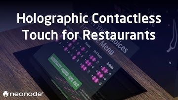 Neonode Holographic Contactless Touch for Restaurants