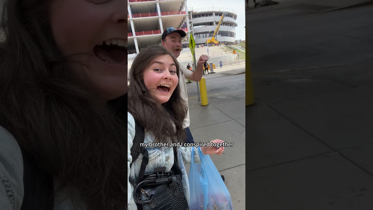 Surprising my family after 2 years! 🎉 