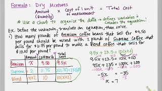 M8A 2 9 Mixture Problems