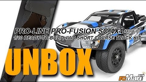 Pro-Line PRO-Fusion SC 4x4 1/10 Ready-To-Bulid 4WD Short Course Truck Kit Unbox!