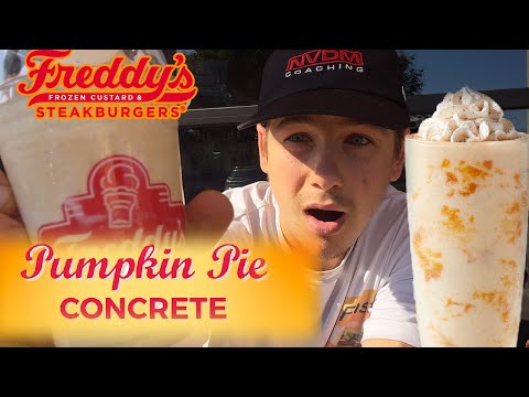 The Pumpkin Pie Concrete is BACK at Freddy's! 