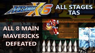 Mega Man X6 All Stages TAS in 39:31.35