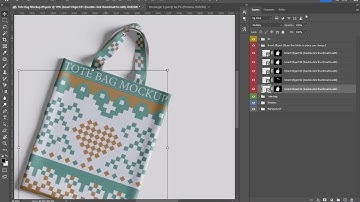 Tutorial how to use tote bag mockup