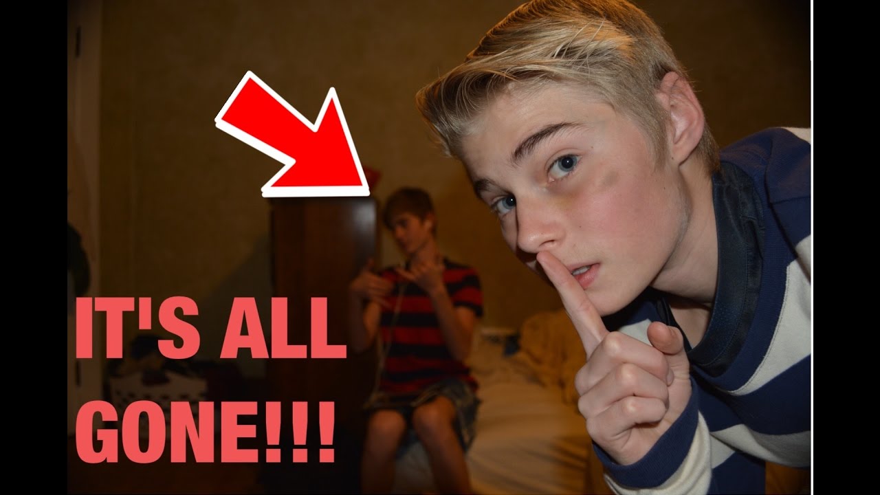 Wrecking My Brothers Bedroom! YouTube