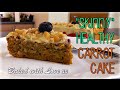 "Skinny" Healthy Carrot Cake Recipe (No Butter or Sugar!)