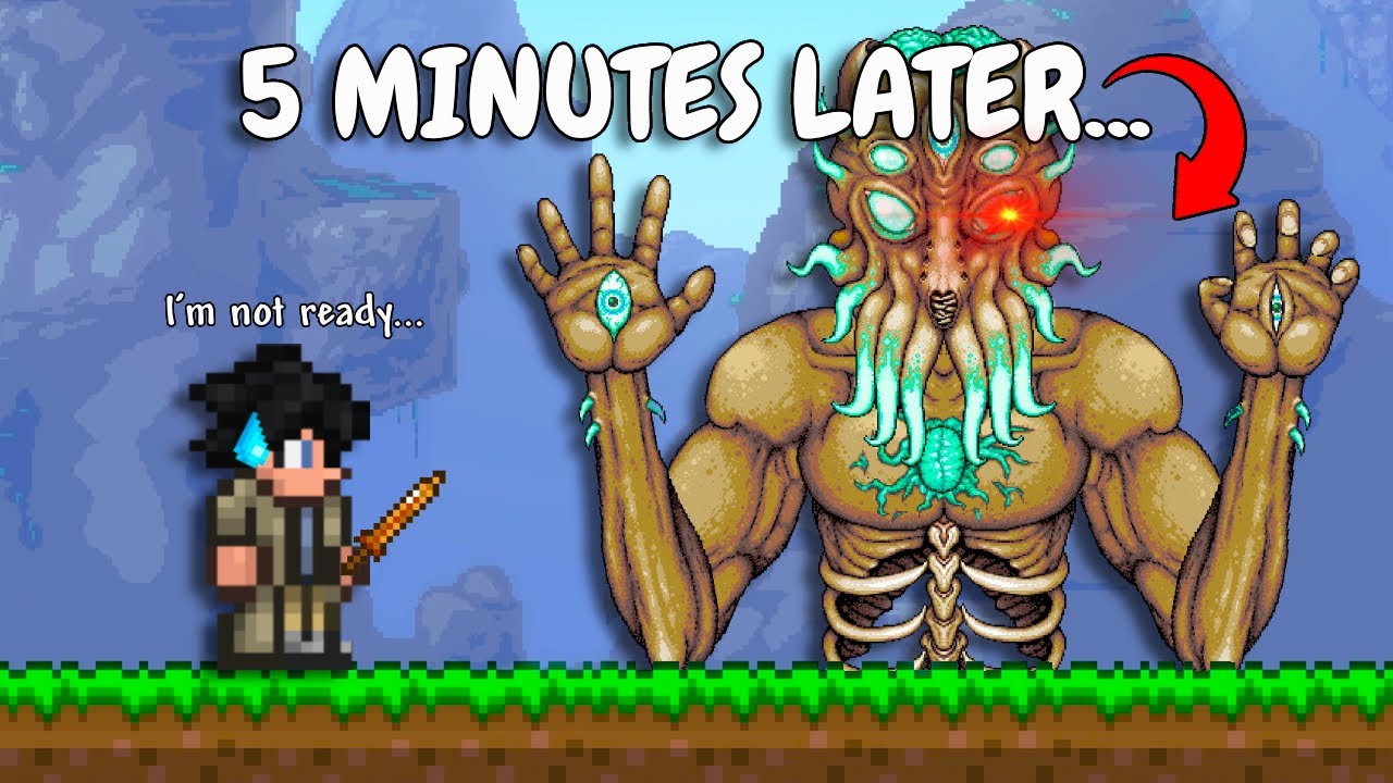 Terraria, But Every 5 Minutes A RANDOM Enemy Spawns... - YouTube