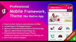Green Tech Opencart  Professional Mobile Framework | Theme Demo - Store Front screenshot 4