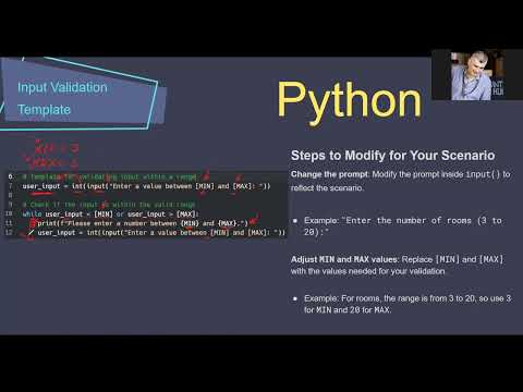 Mastering Python Input Validation for IGCSE CS 0478: Modify Templates to Fit Exam Questions | Part 3