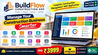 Builder & Contractor Management Software | Construction ERP Web App | ₹3999 Lifetime screenshot 3
