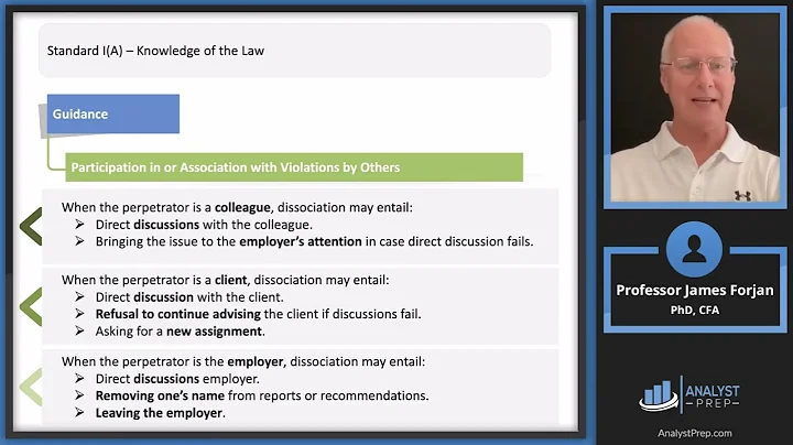 Standard I – Professionalism (2025 Level II CFA® Exam – Ethics – Reading 32)