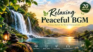 Download lagu Relaxing Peaceful BGM 🌿 | 20 Minutes Calm Instrumental Music | Stress Relief & Mind Relaxation