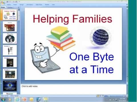 Helping Families, One Byte At A Time