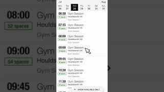 How to book a gym session via the NEW LifeLeisure app! screenshot 5