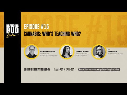 Cannabis: Who's Teaching Who? Branding Bud Live Episode 15