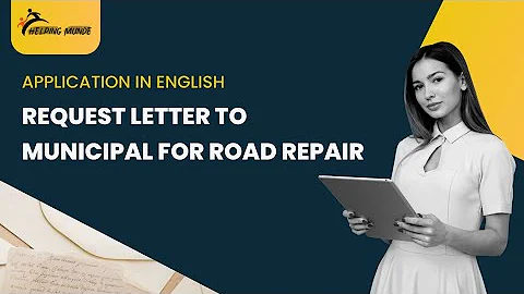 Request Letter To Municipal Corporation For Road Repair