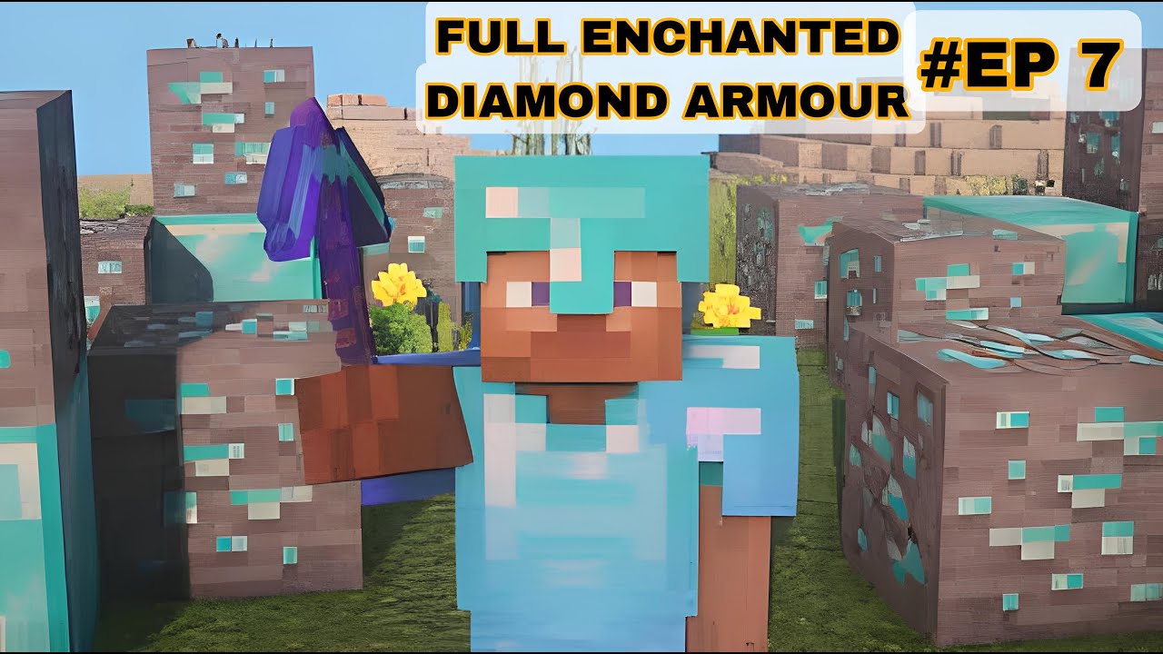 MAKING A FULL DIAMOND ARMOUR FOR ME/EPISODE 7/MINECRAFT SURVIVAL SERIES ...