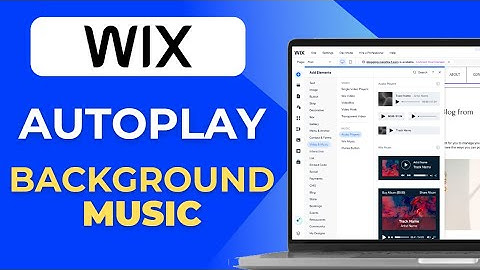 How To AutoPlay Background Music To Wix Website - Tutorial