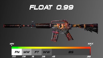 CSGO M4A1-S | Welcome to the Jungle - Skin wear/float