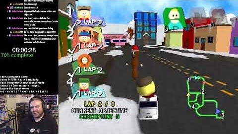N64 Complete Works: 100% Every Game - Game 71/399: South Park Rally (Part 3)