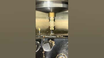 黄铜零件加工 #cnc #machine #machining