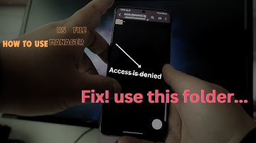Fix: use this folder in Android! RS file manager...