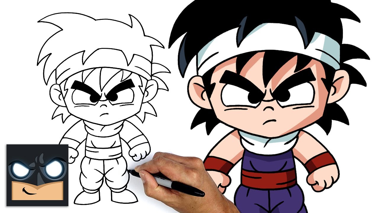 COMO DESENHAR O GOHAN DE DRAGON BALL Z – Blog Desenhistazinhos Kids