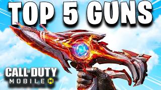 The TOP 5 BEST GUNS in COD Mobile Right Now