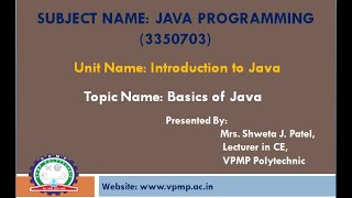 History of java | 3350703| JAVA Programming | Shweta Patel Jvm Byte Code 3350703 Java Programming Shweta Patel