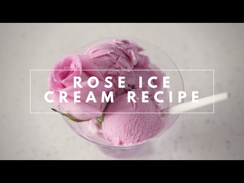 Rose Ice Cream Recipe