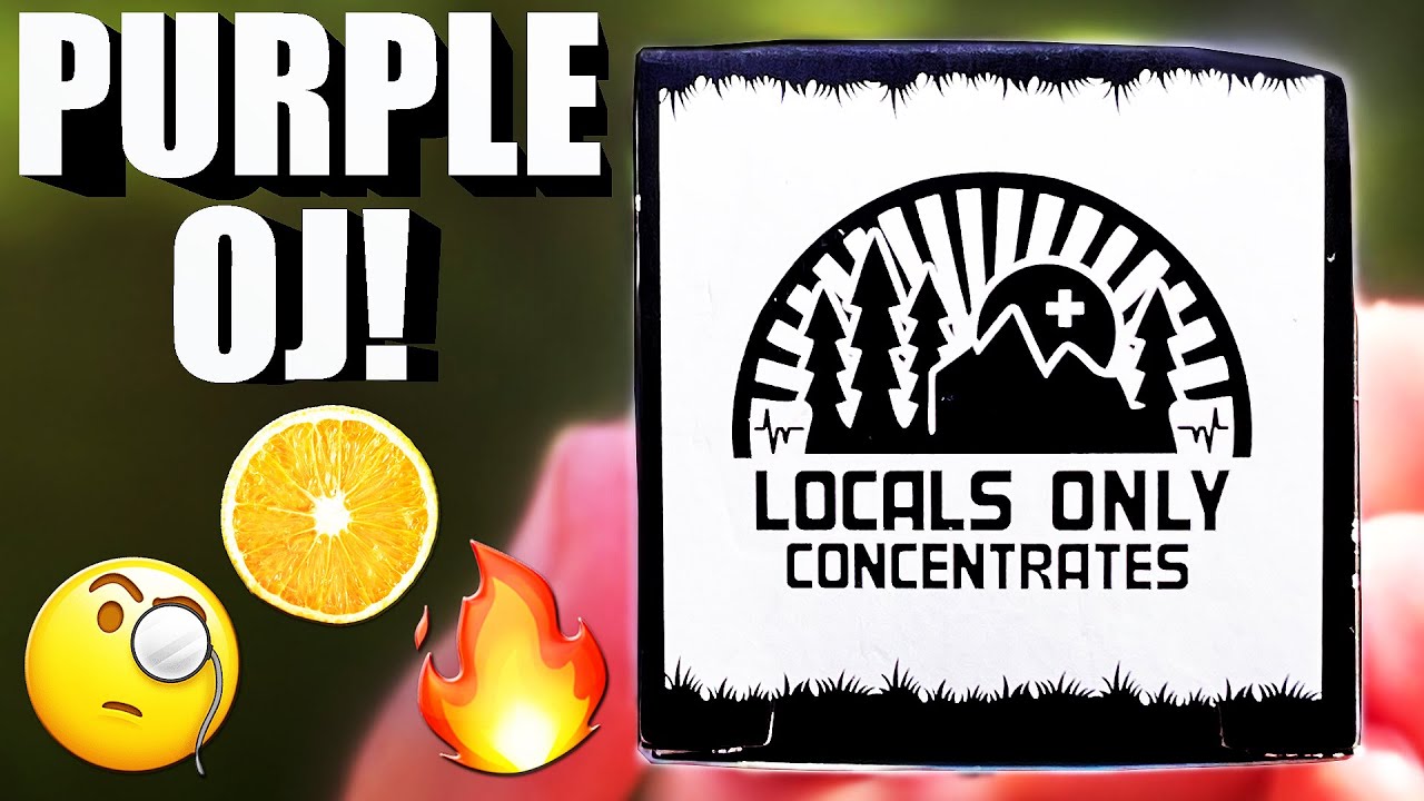 THIS PURPLE OJ HAD ALL THE TERPS! | Locals Only Concentrates Purple OJ review!