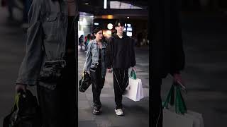 Chinese Street Fashion Couple Ootd Boys Fashion Style #shorts #tiktok