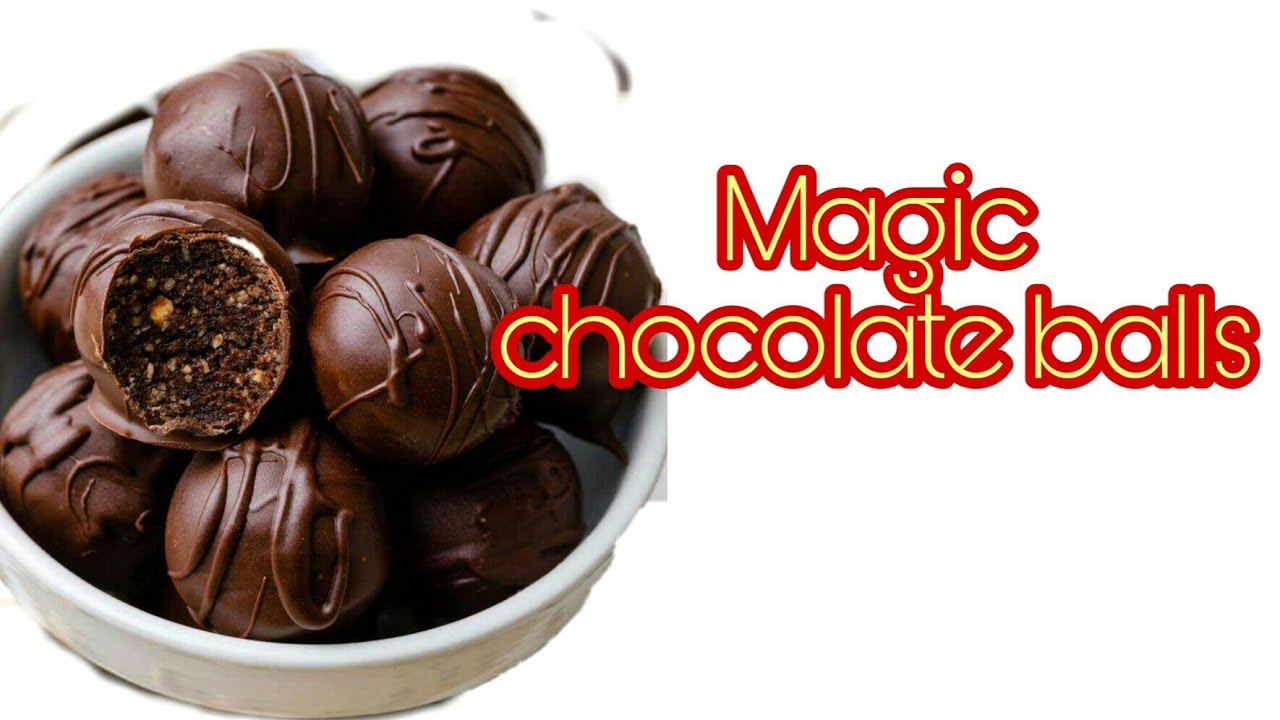 How to make magic Chocolate Balls Simple to make chocolate balls.