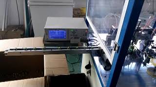 Automatic EE core taping & testing machine WM-1948TSN. newwinhk@hotmail.com