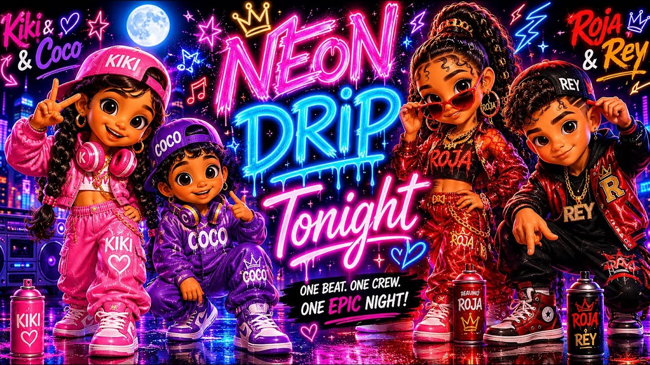 Neon Drip featuring Roja & Rey | Kiki & Coco - YouTube