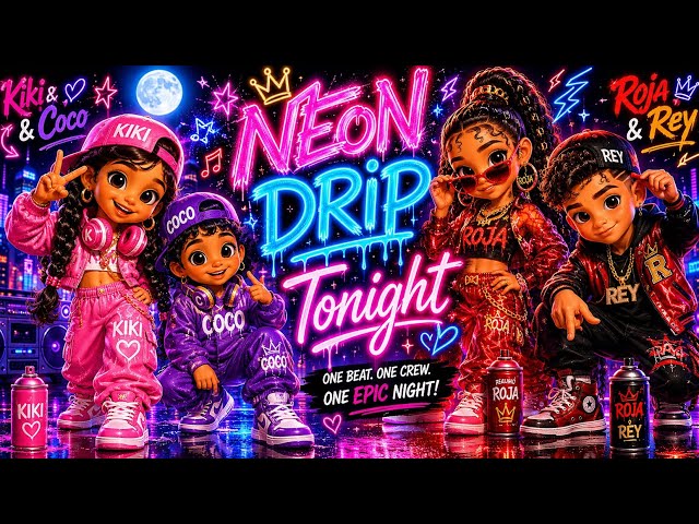 アート・デザイン・音楽 DRIPPING kiki Christian Chapiron Neon Drip featuring Roja & Rey | Kiki & Coco - YouTube