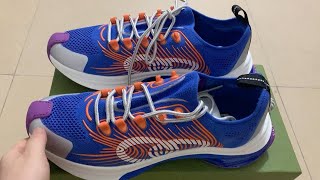 Gucci Run Sneakers Blue White Orange