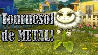 PVZ : Garden Warfare #76 Tournesol en METAL + Partie 5 Médailles