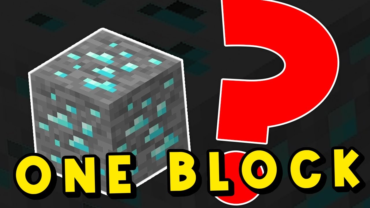Can I get Diamond in Minecraft One Block??? - YouTube