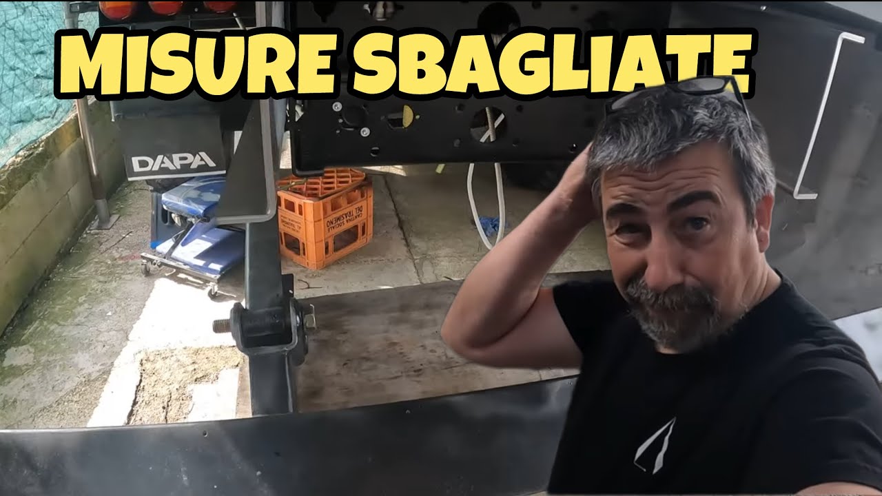 Ep 120 MISURE SBALLATE? Come RISOLVERE il PROBLEMA sulla barra paraincastro - CAMION 4X4 FAI DA TE