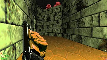 The Ultimate Doom - E2M1 Deimos Anomaly - UVMAX 100% Secrets 60fps Uncommented